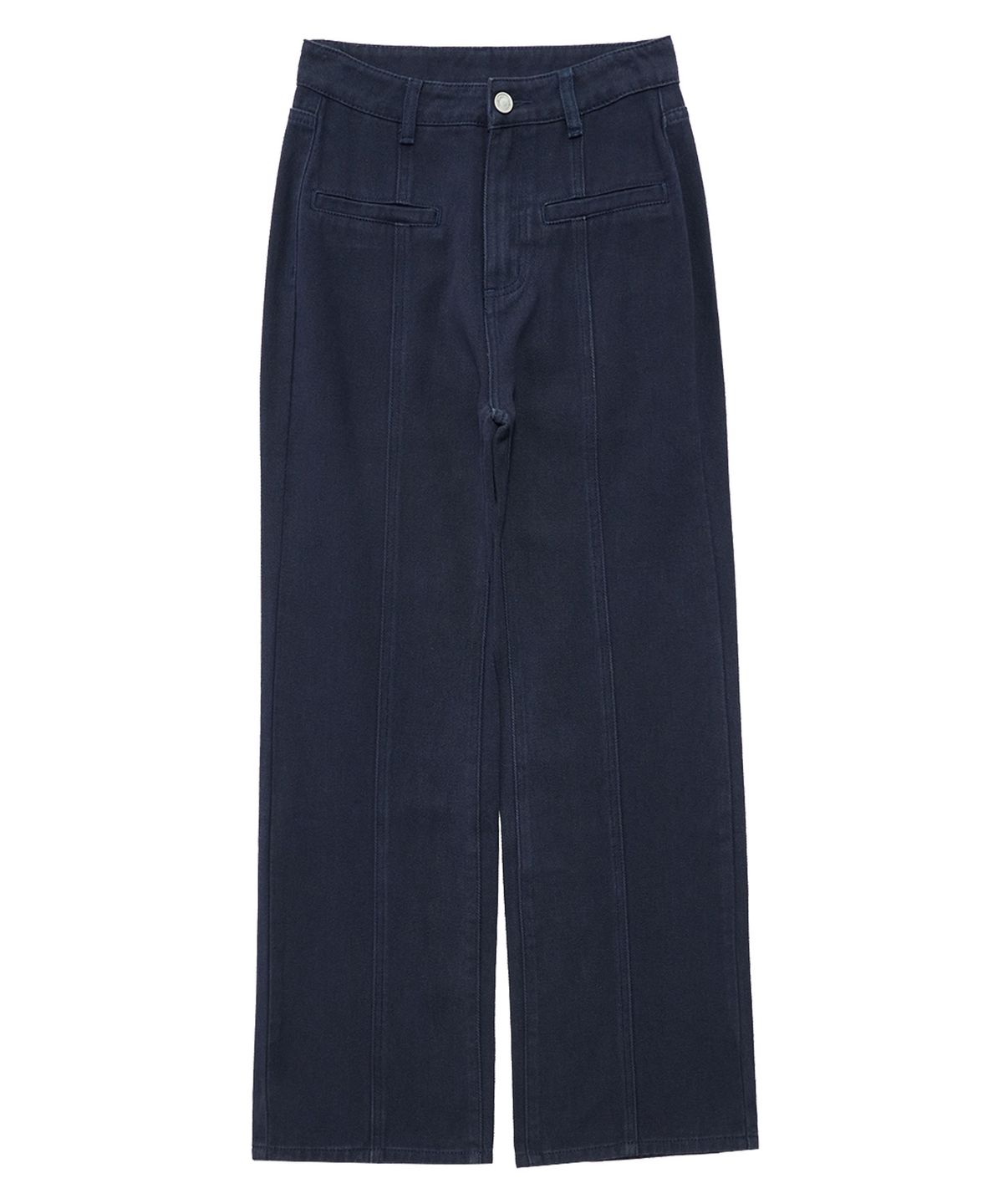 델리센트(DELICCENT) 와이드 부츠컷 팬츠 [NAVY]