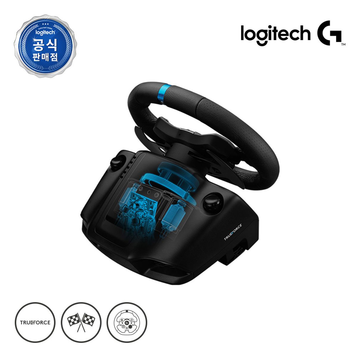 로지텍(LOGITECH) 로지텍코리아 G923 레이싱 휠 + 쉬프터 패키지 PS4 PS5 PC