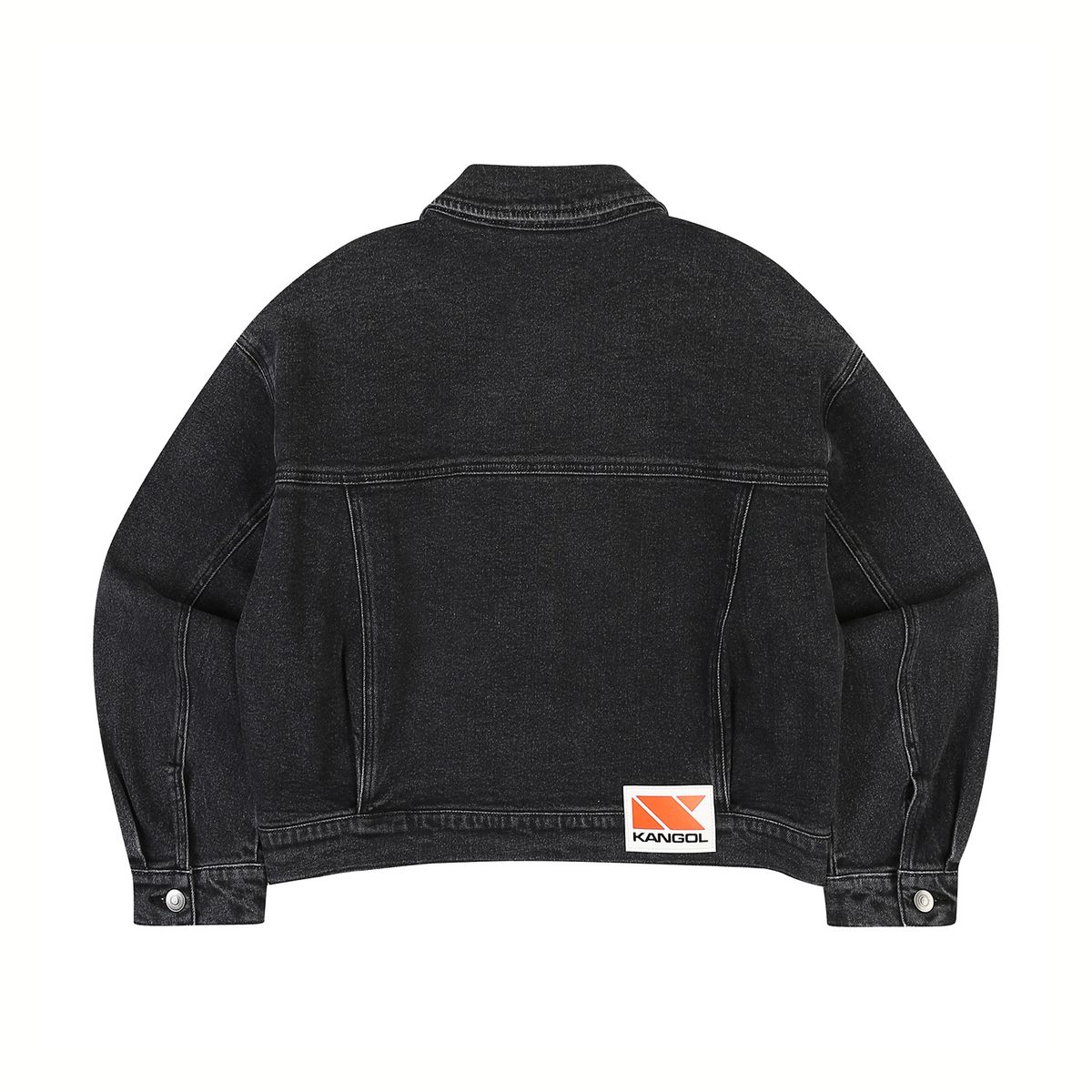 캉골(KANGOL) CRS 우먼스 데님 자켓 9010 블랙