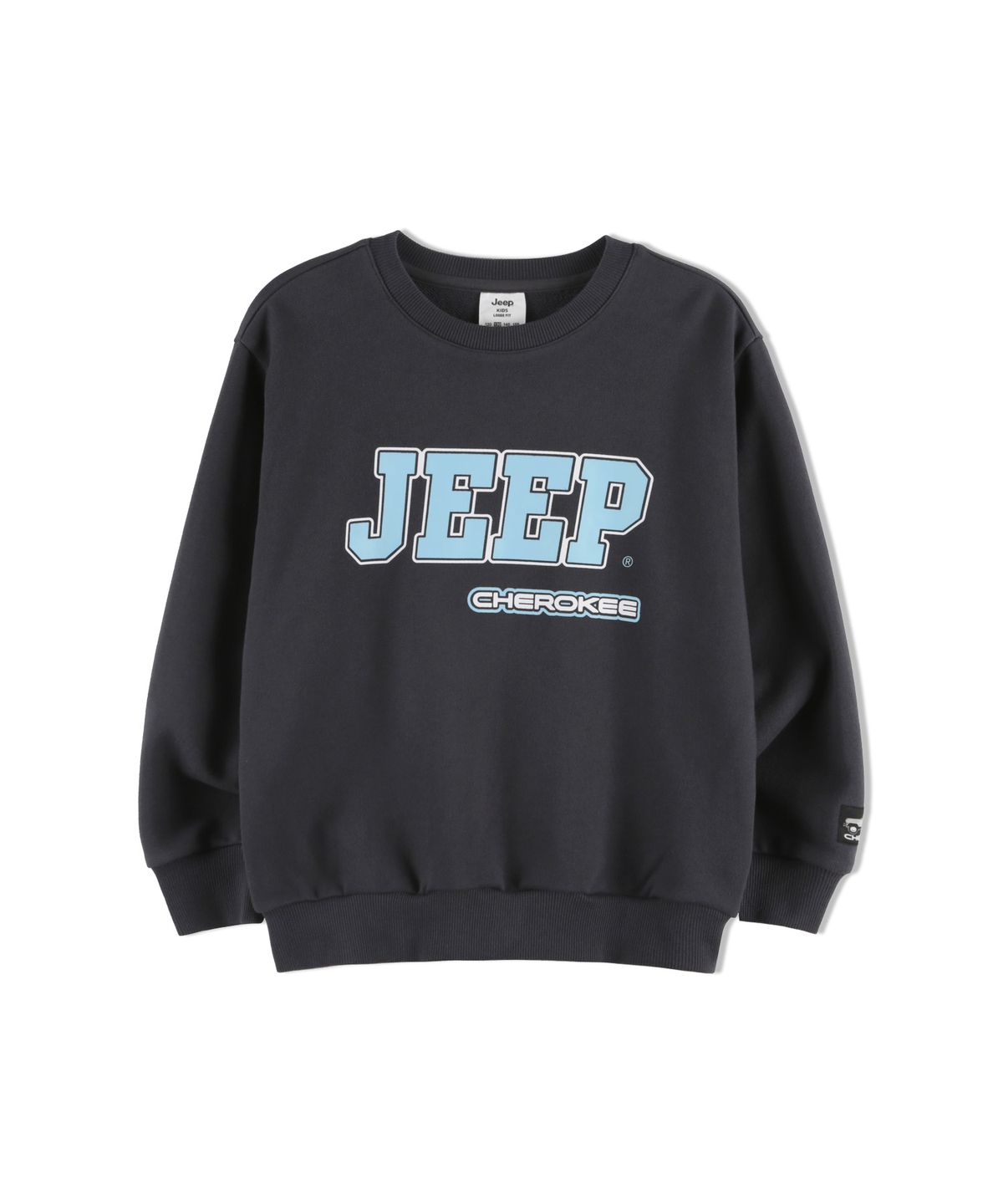 지프키즈(JEEPKIDS) 체로키  빅로고 맨투맨 (KP5TSU802DG)