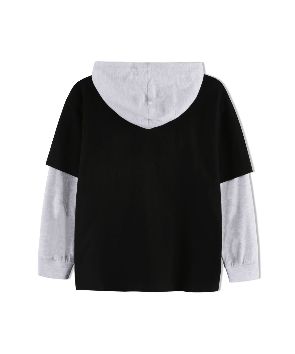 지프키즈(JEEPKIDS) 체로키  레이어드 후드티 (KP5THU192BK)