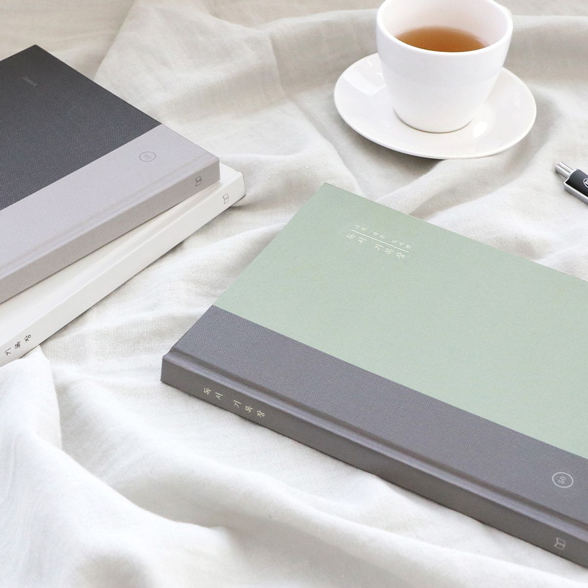 아이코닉(ICONIC) 독서기록장 나의 작은 도서관 독서록 4colors