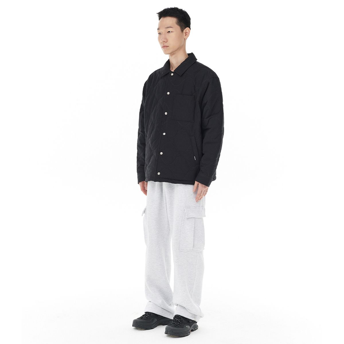 마하그리드(MAHAGRID) QUILTED BOMBER JACKET BLACK(MG2DFMJ241A)