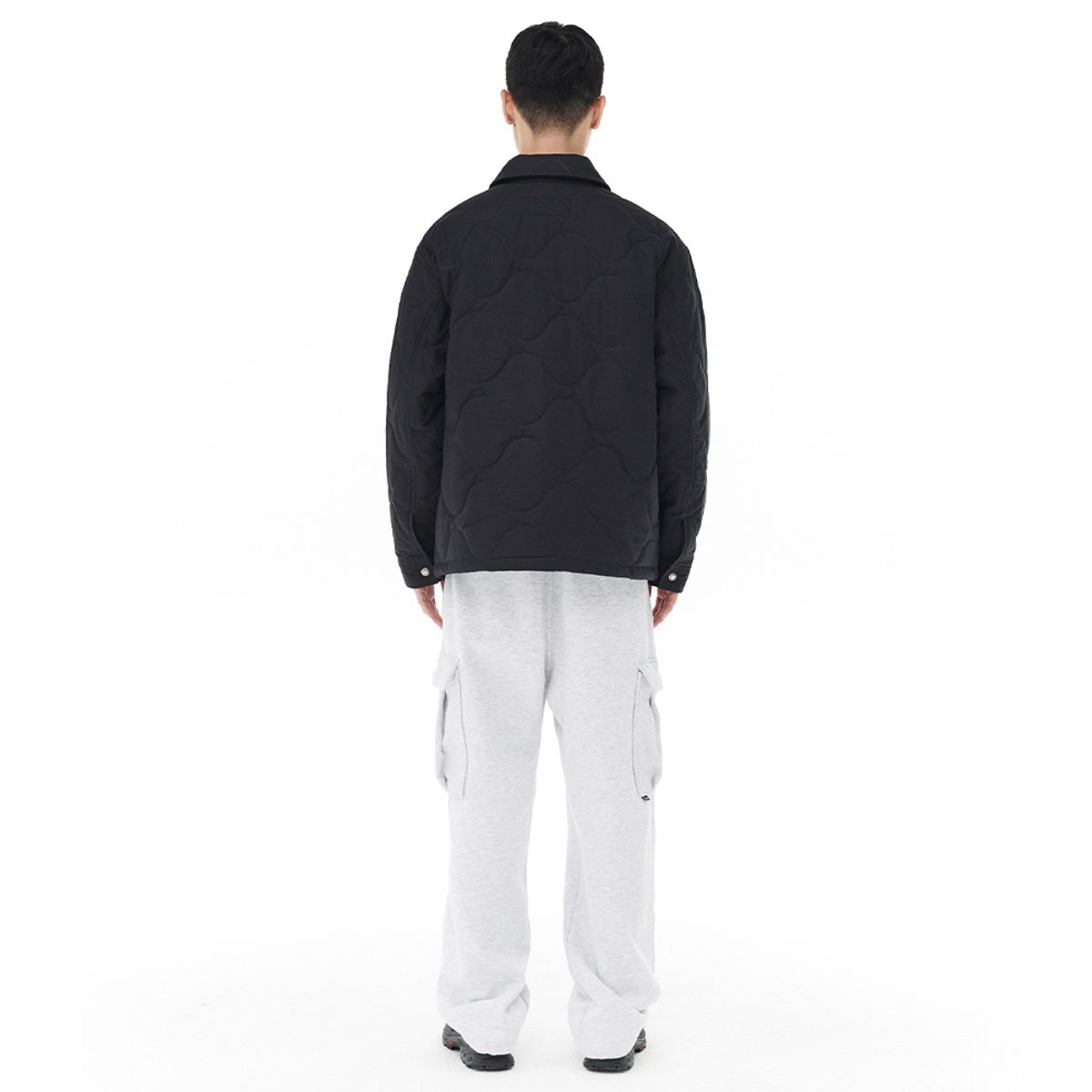 마하그리드(MAHAGRID) QUILTED BOMBER JACKET BLACK(MG2DFMJ241A)