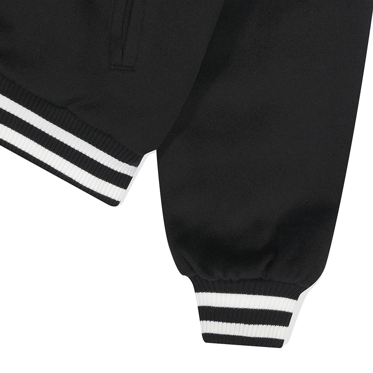 마하그리드(MAHAGRID) THROW UP VARSITY JACKET BLACK(MG2DFMJ242A)