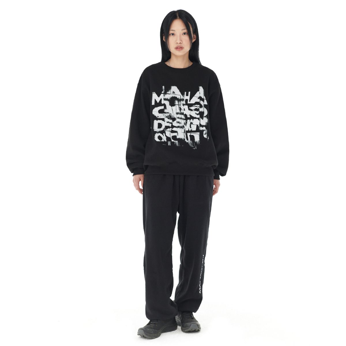 마하그리드(MAHAGRID) BROKEN SWEATSHIRT_2colors