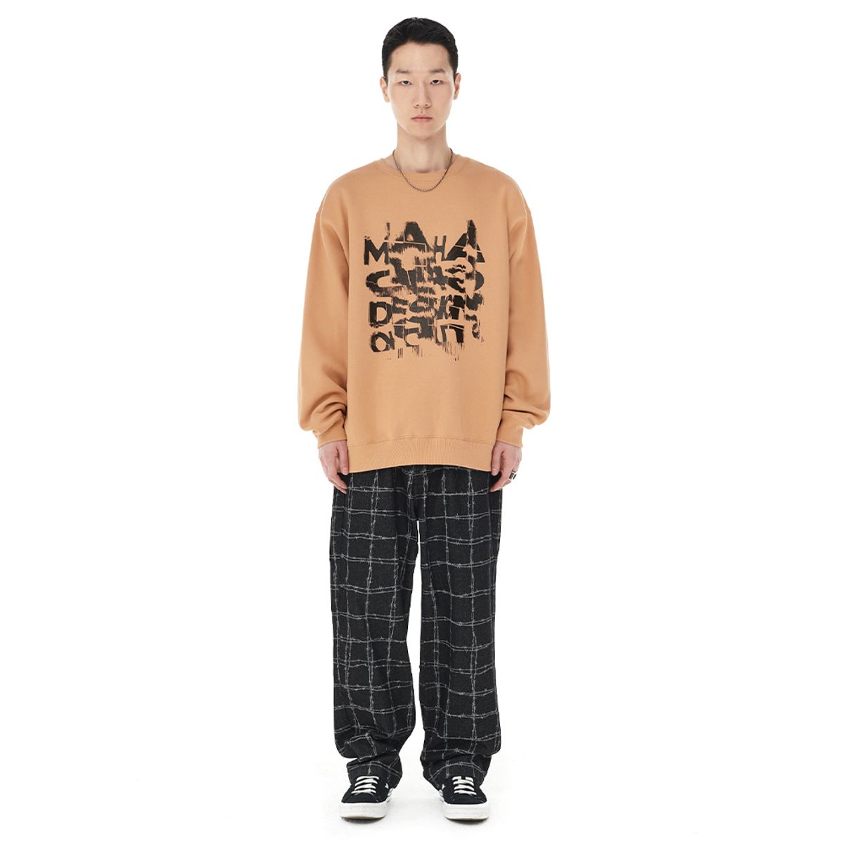 마하그리드(MAHAGRID) BROKEN SWEATSHIRT_2colors