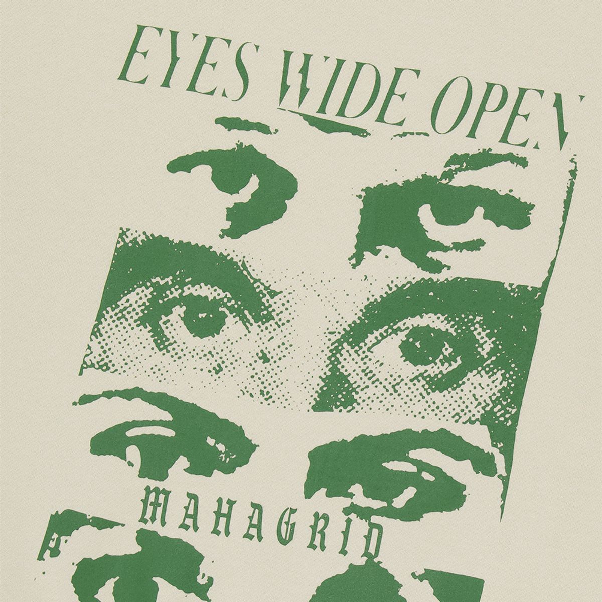 마하그리드(MAHAGRID) EYES OPEN SWEATSHIRT BEIGE(MG2DFMM455A)