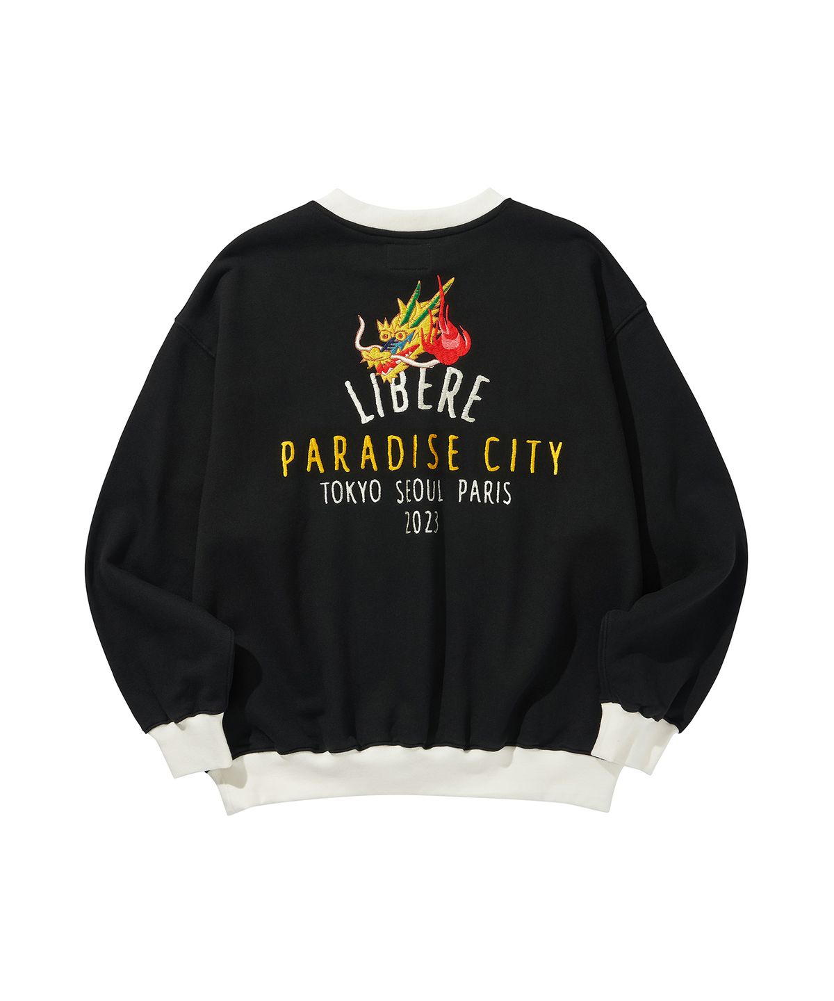 리베레(LIBERE) SOUVENIR SWEAT / BLACK