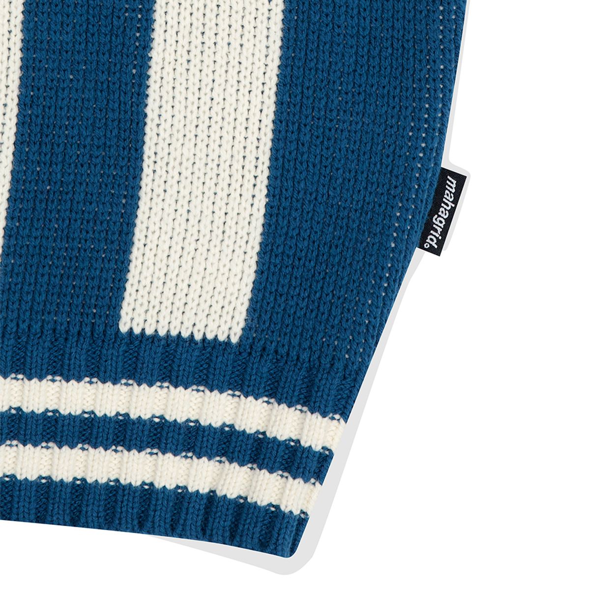 마하그리드(MAHAGRID) MHGRD CLUB HALF ZIP KNIT BLUE(MG2DFMK680A)
