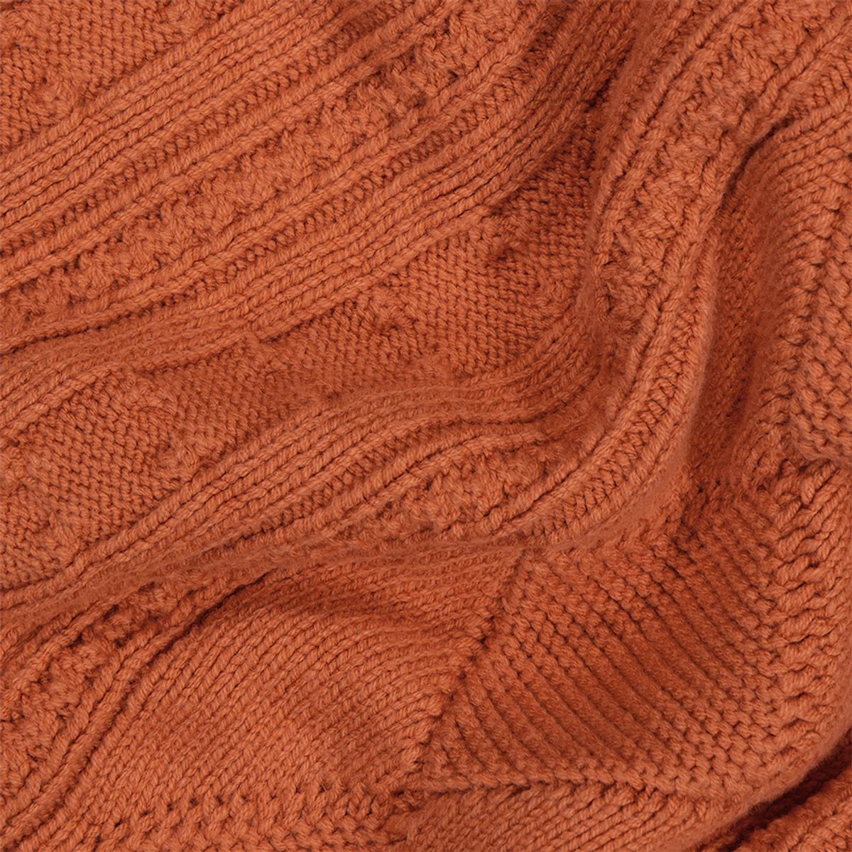 마하그리드(MAHAGRID) FISHERMAN KNIT SWEATER ORANGE(MG2DFMK624A)