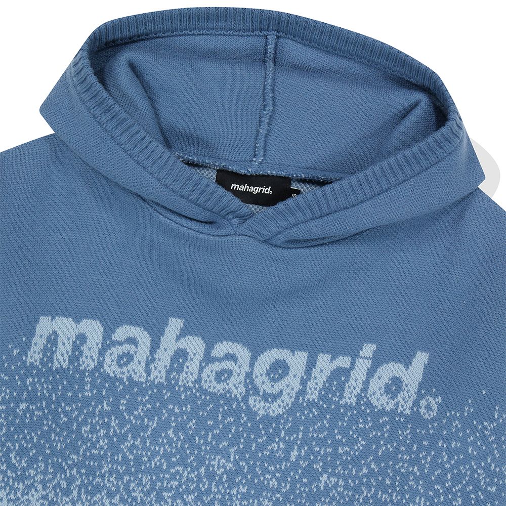 さらに100円引き◆MAHAGRID◆BASIC LOGO OMBRE KNIT HOODIE MUSINSA | MAHAGRID BASIC LOGO OMBRE KNIT HOODIE BLUE