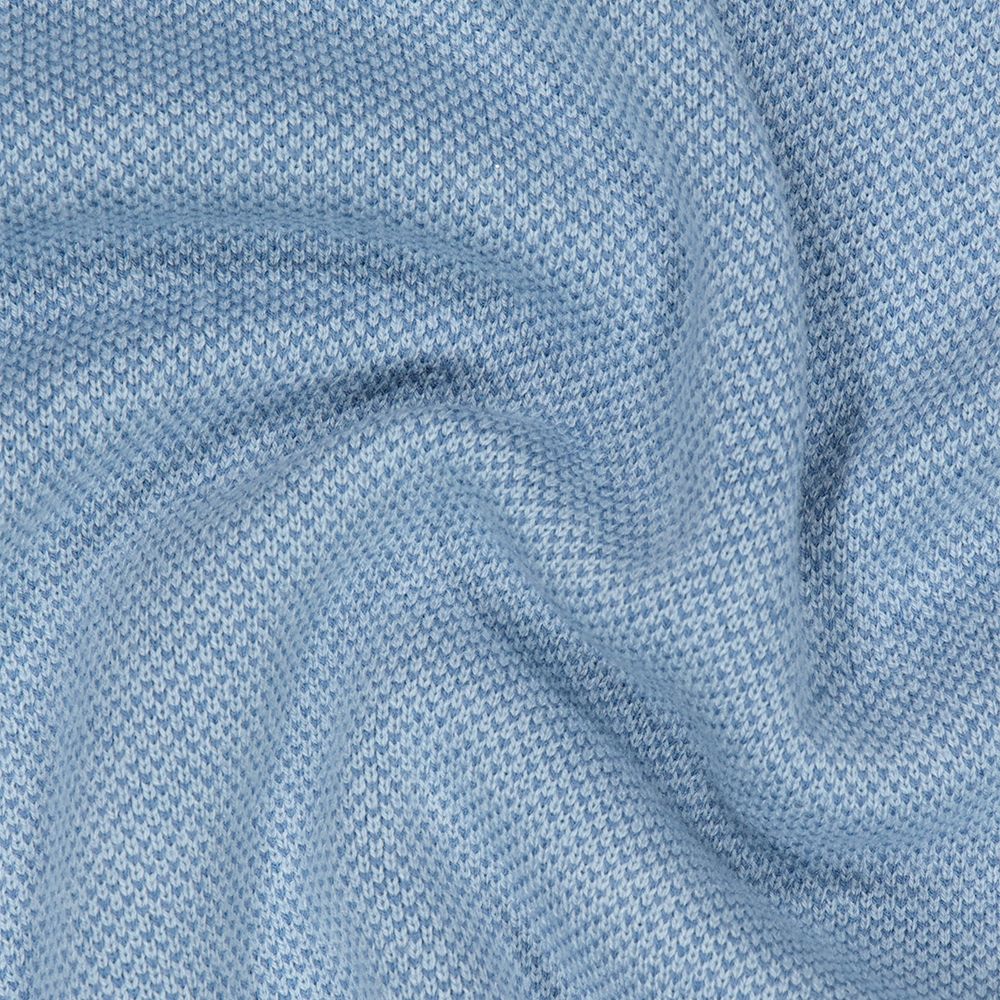 MUSINSA | MAHAGRID BASIC LOGO OMBRE KNIT HOODIE BLUE