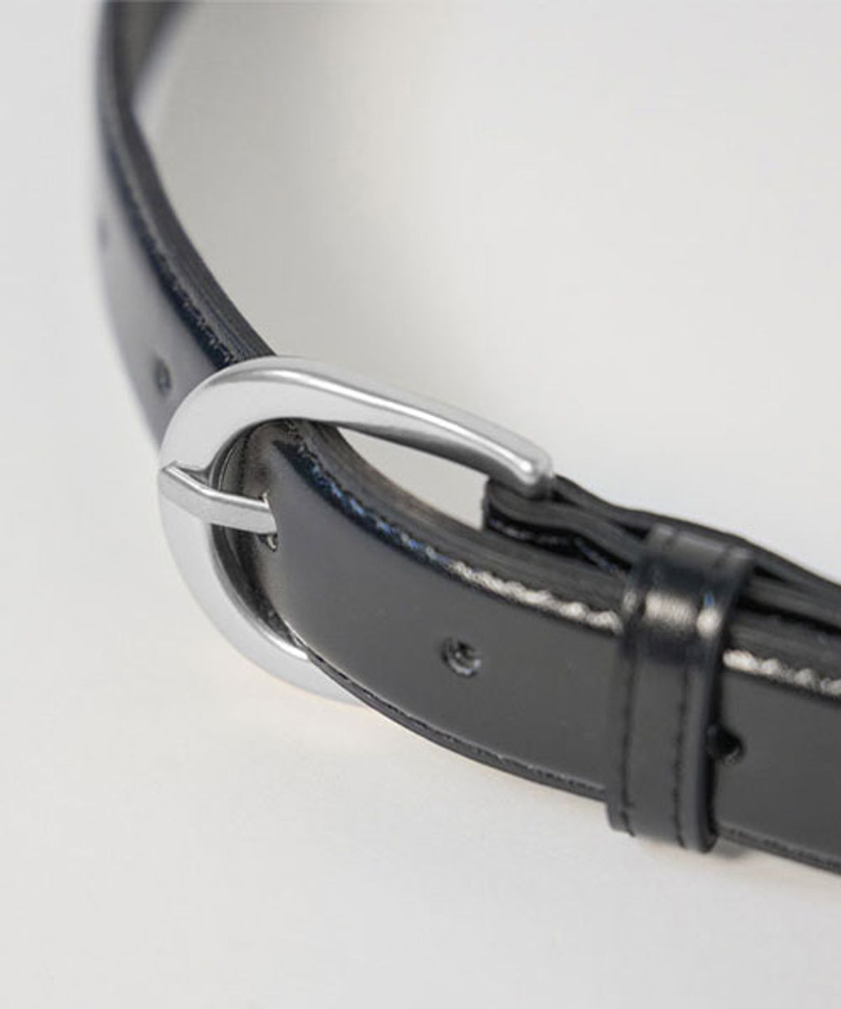 링서울(LINGSEOUL) [선물옵션] 25mm leather belt - [silver/gold]