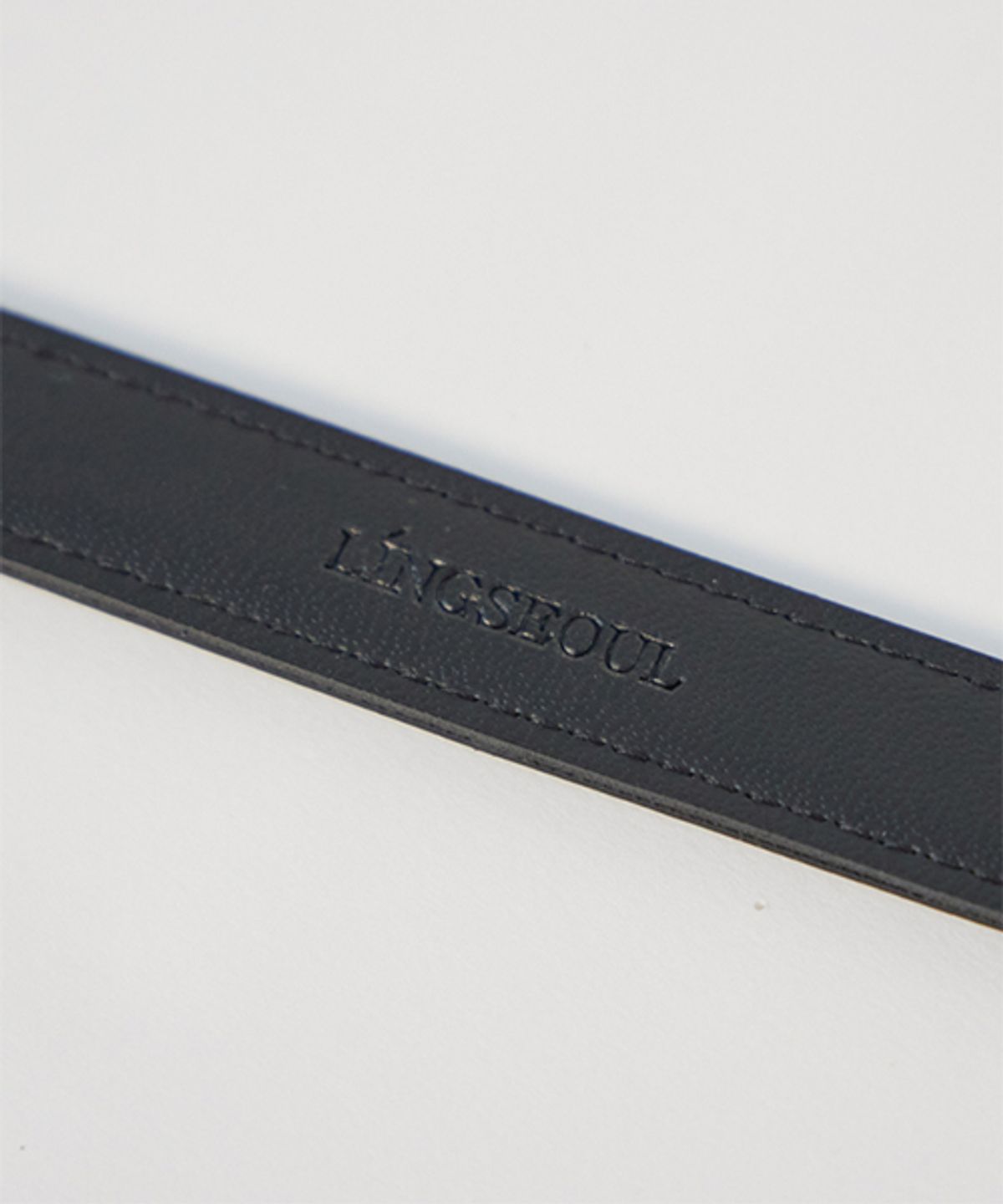 링서울(LINGSEOUL) [선물옵션] 20mm leather belt - [silver/gold/brown]