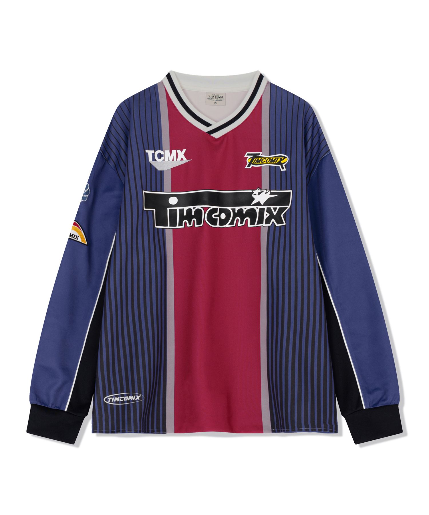 ★TIMCOMIX★ GRADATION MESHED SOCCER JERSEY LS NAVY s-l400.jpg