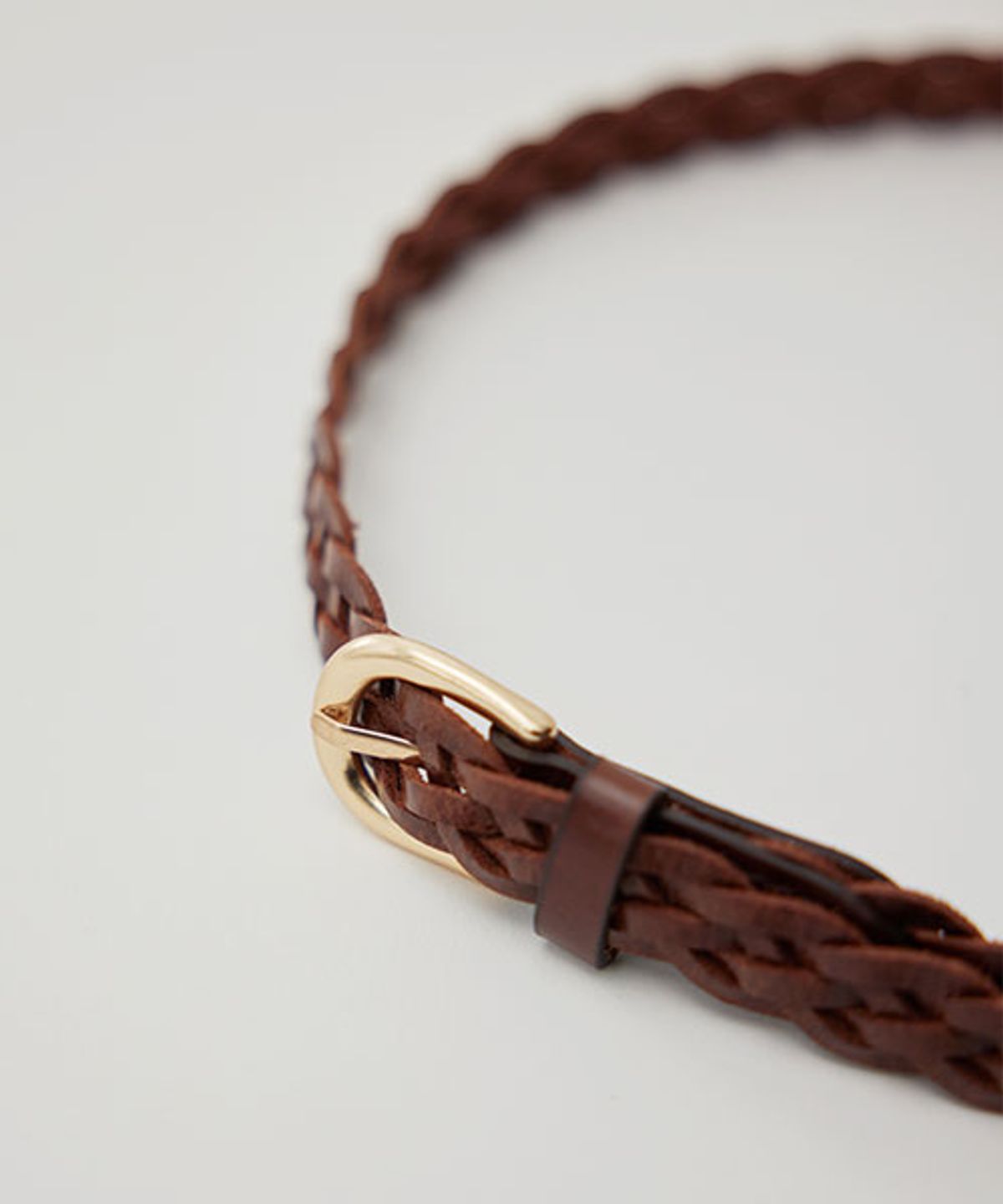 링서울(LINGSEOUL) [선물옵션] 20mm braided leather belt- [brown/black]