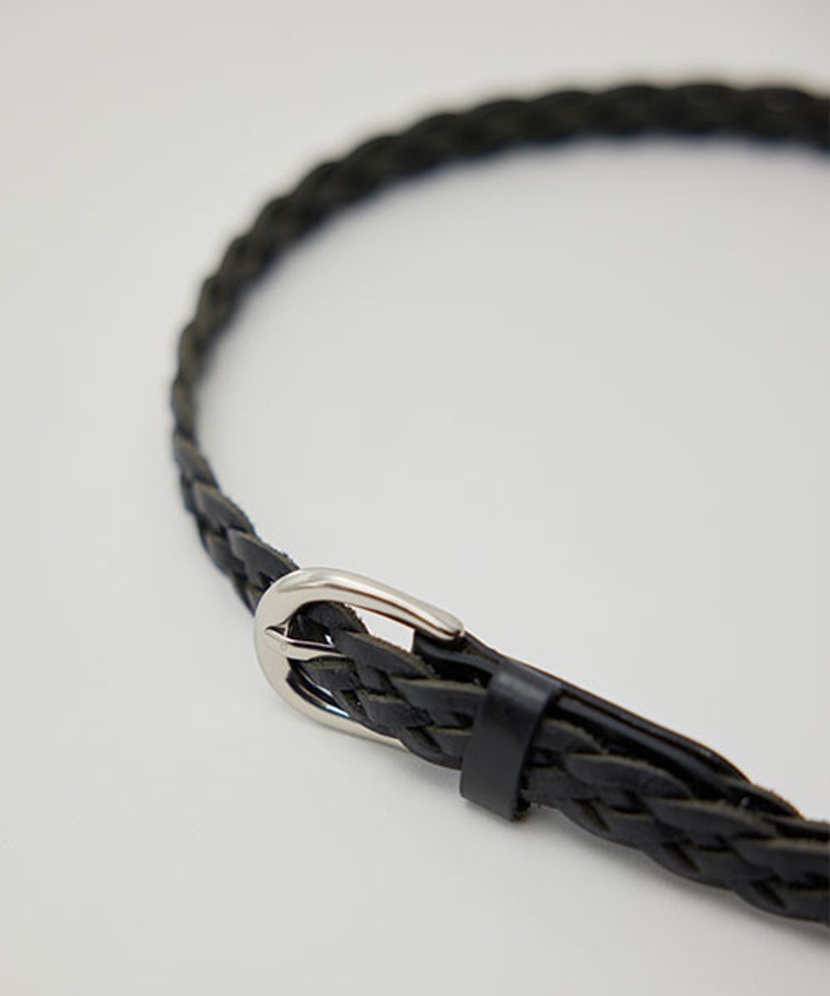 링서울(LINGSEOUL) [선물옵션] 20mm braided leather belt- [brown/black]