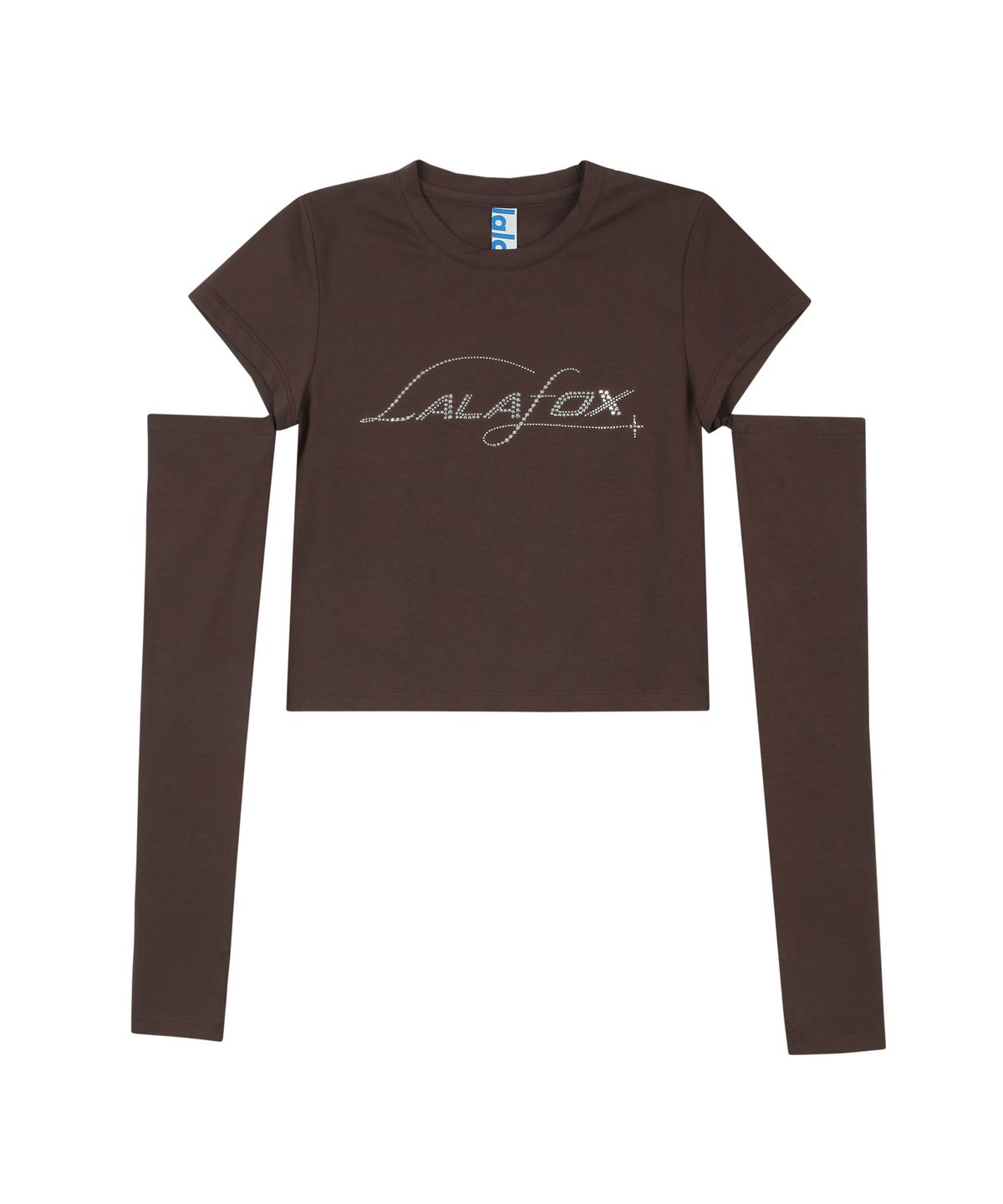 라라폭스(LALAFOX) STAR LOGO T-SHIRT BROWN BP2CH001
