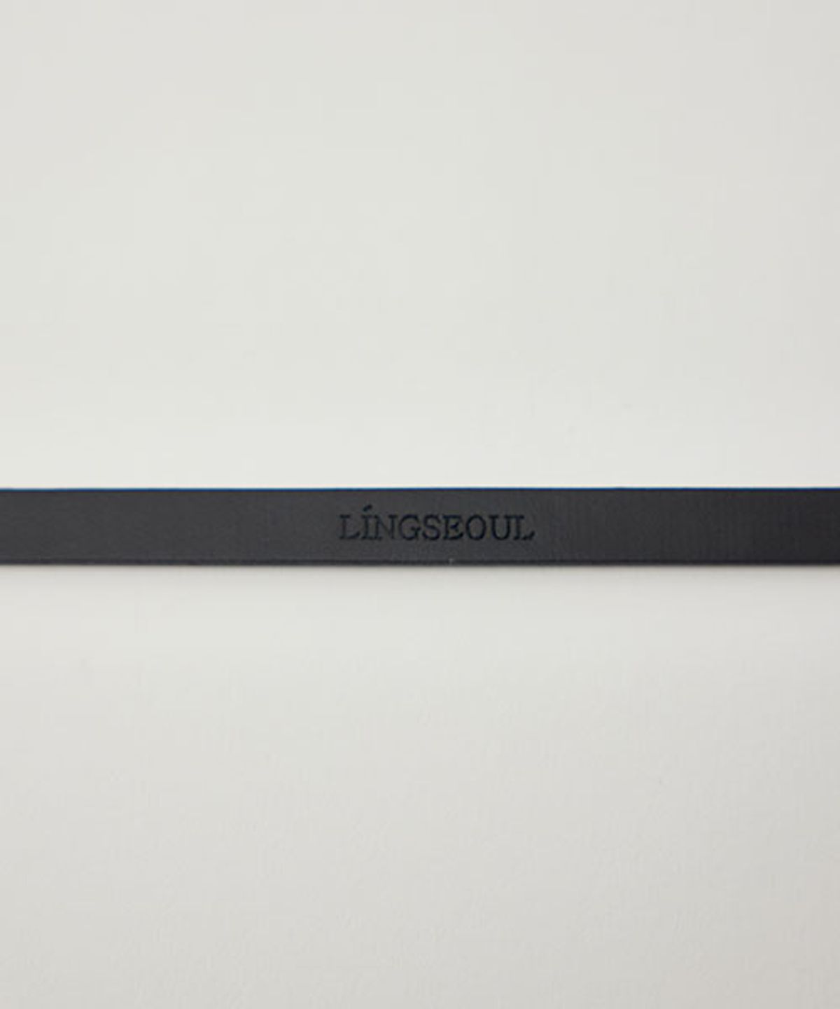 링서울(LINGSEOUL) [선물옵션] 10mm cowhide belt - [dark brown/black]