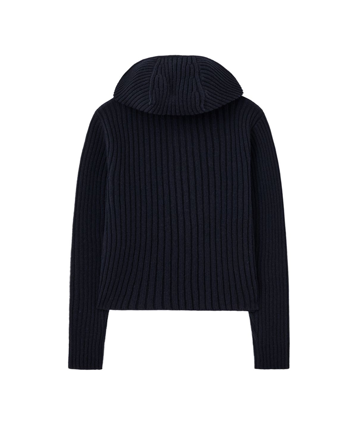 문선 아카이브(MOONSUN ARCHIVE) UNISEX, Balaclava Knit Top / Dark Navy