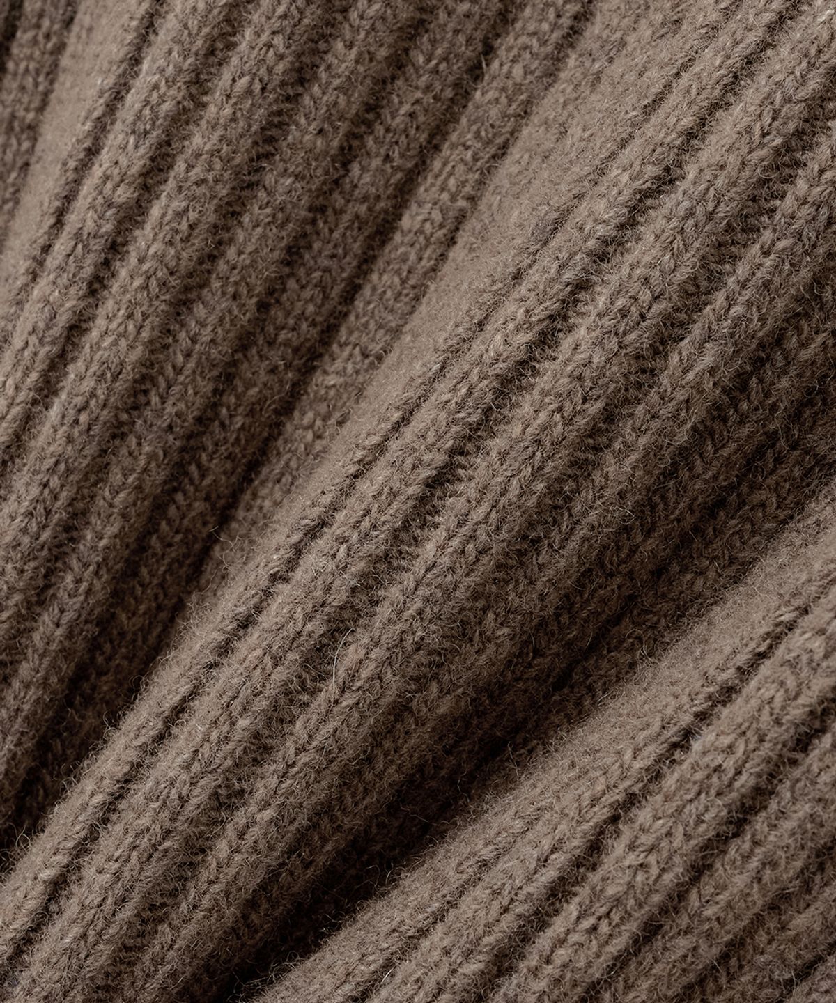 문선 아카이브(MOONSUN ARCHIVE) UNISEX, Balaclava Knit Top / Coffee