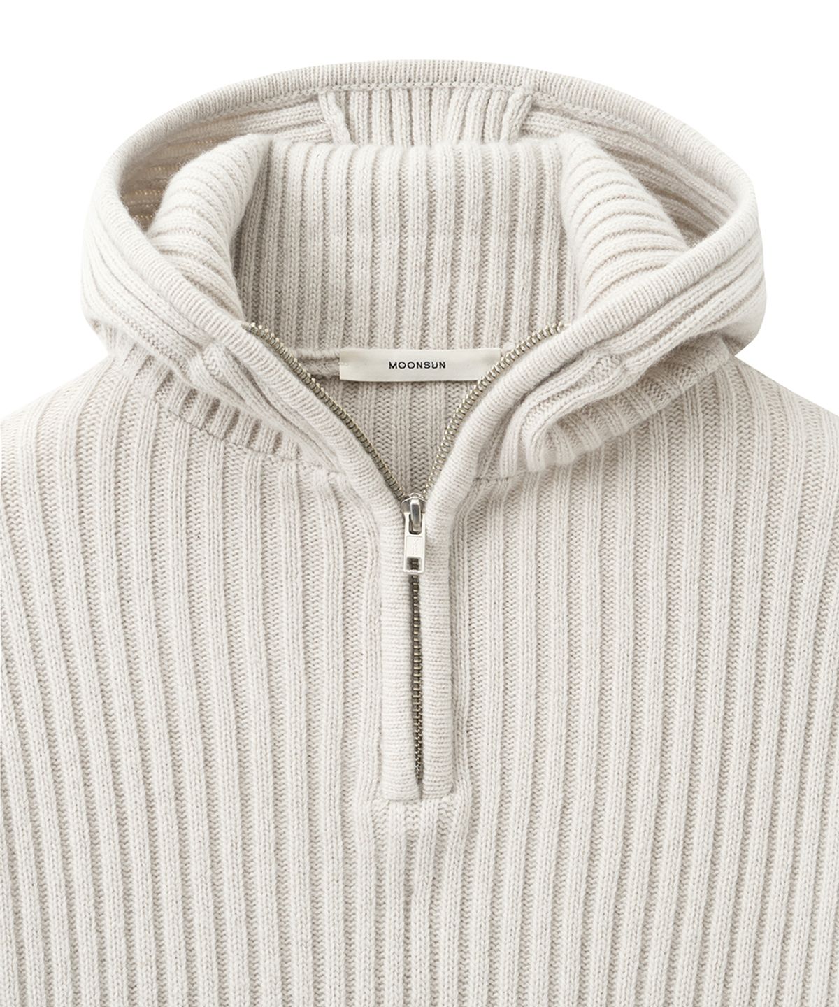 문선(MOONSUN) UNISEX, Balaclava Knit Top / Mist