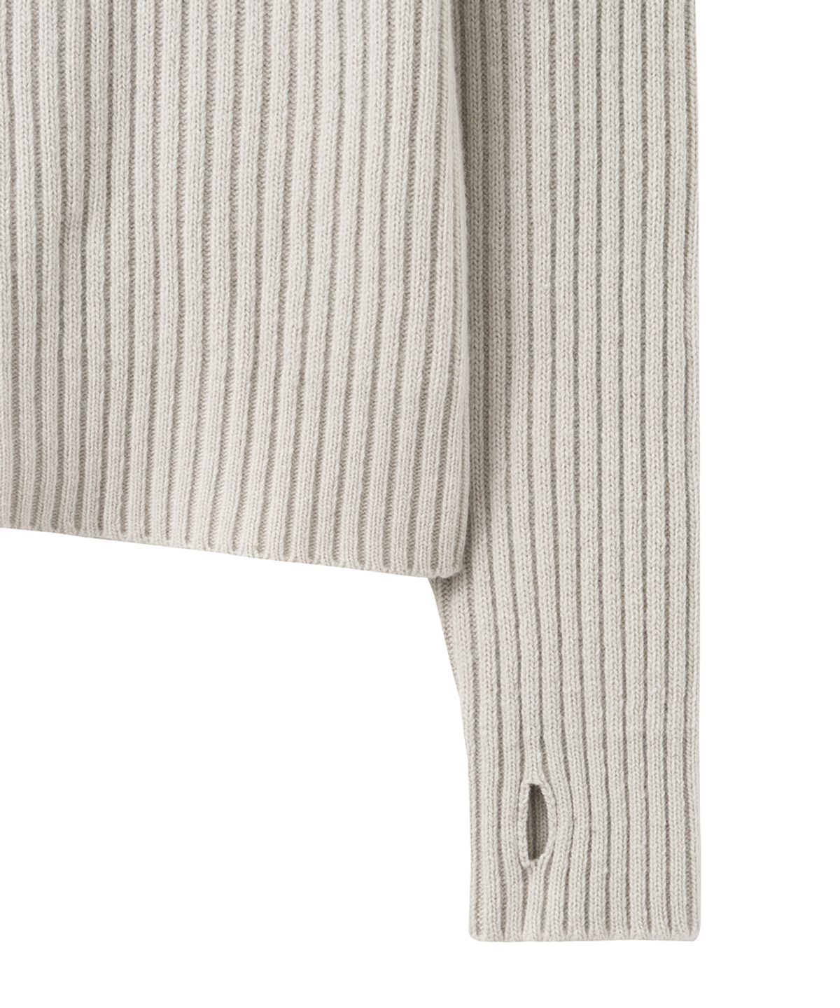 문선(MOONSUN) UNISEX, Balaclava Knit Top / Mist