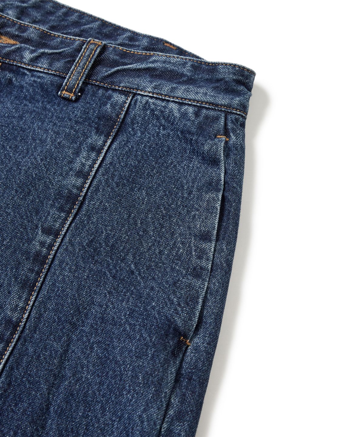 이에이(IEY) MAXI FILO DENIM PANTS Medium Indigo