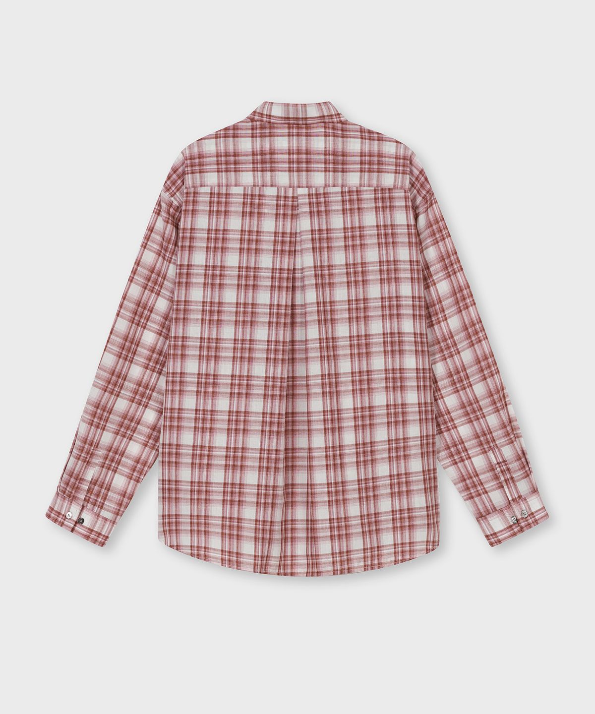 아워스코프(OURSCOPE) OLIVER Check Shirts (Red)