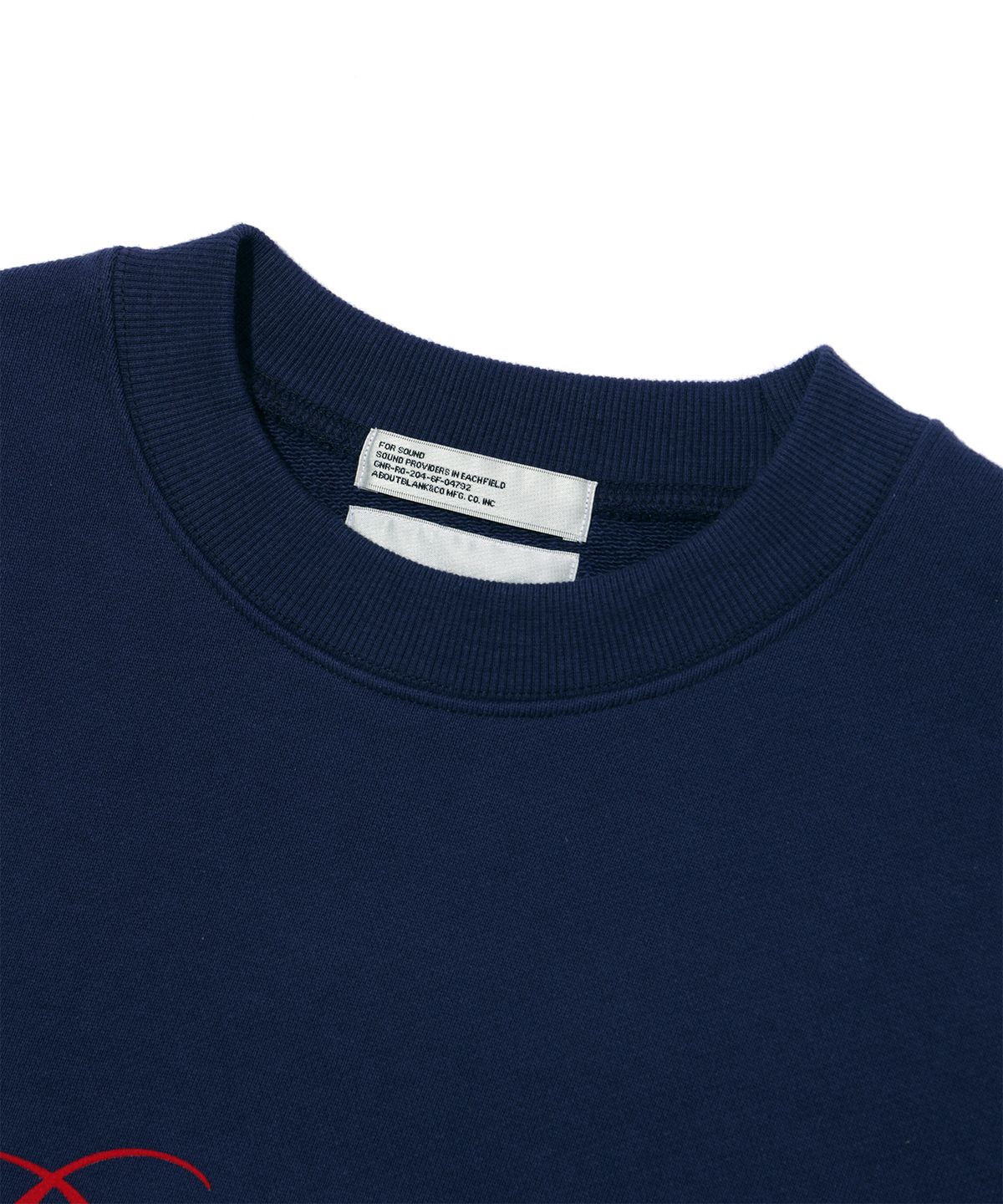 사운즈라이프(SOUNDSLIFE) P.P.R Lettering Sweatshirts Navy