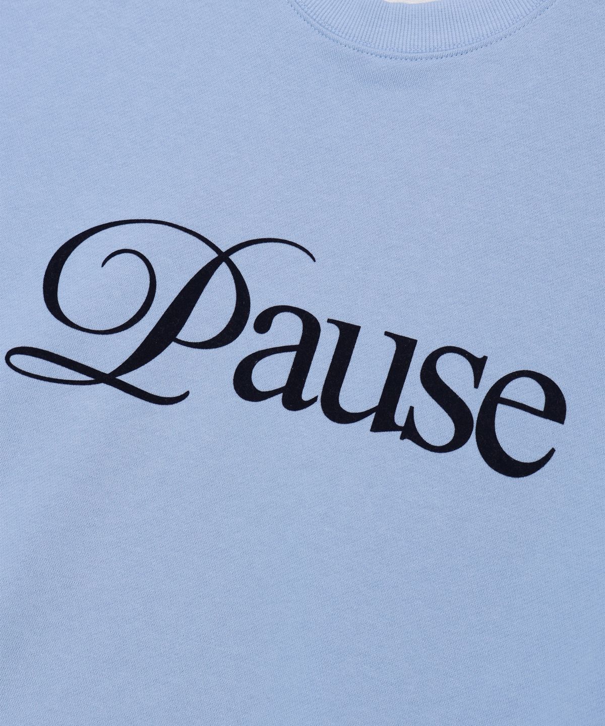 사운즈라이프(SOUNDSLIFE) P.P.R Lettering Sweatshirts Sky Blue