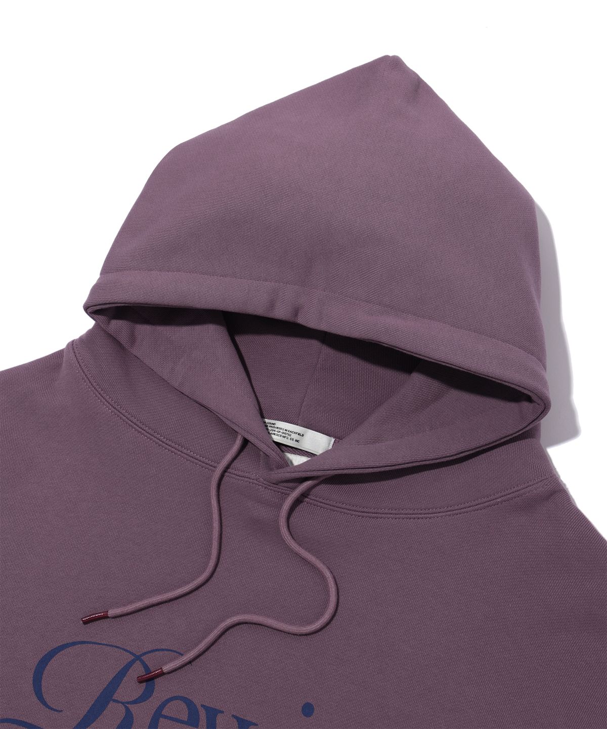사운즈라이프(SOUNDSLIFE) P.P.R Lettering Hoodie Pullover Purple