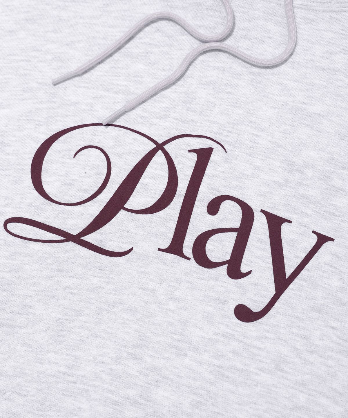 사운즈라이프(SOUNDSLIFE) P.P.R Lettering Hoodie Pullover Melange Grey
