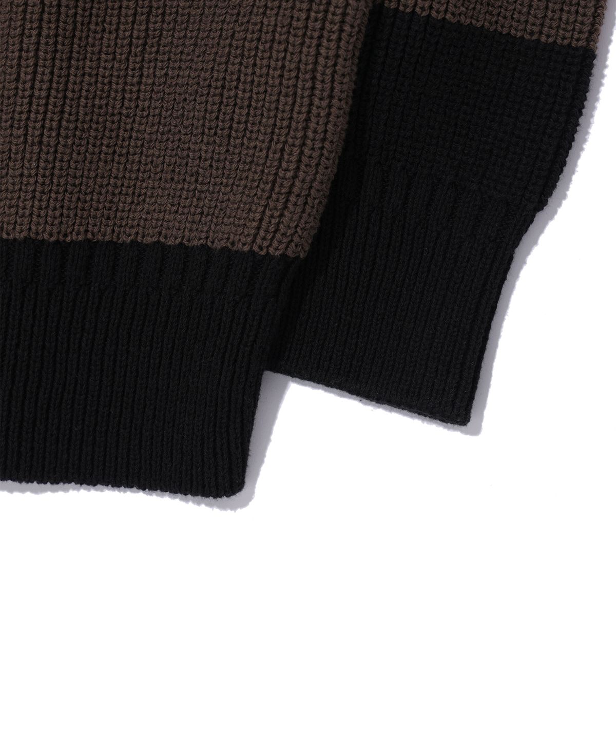 사운즈라이프(SOUNDSLIFE) Heavy Cotton Rugby Knit Brown