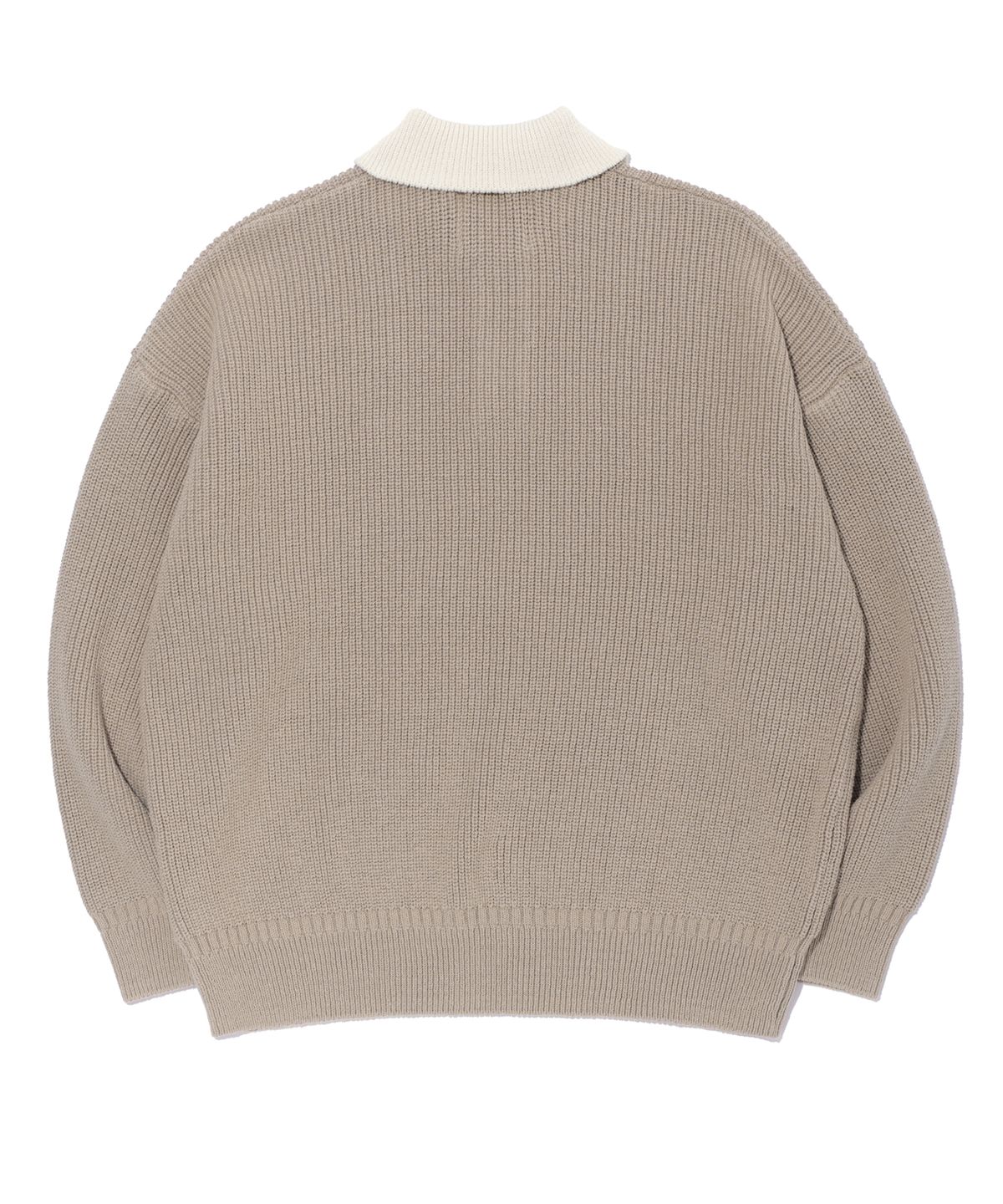 사운즈라이프(SOUNDSLIFE) Heavy Cotton Rugby Knit Beige