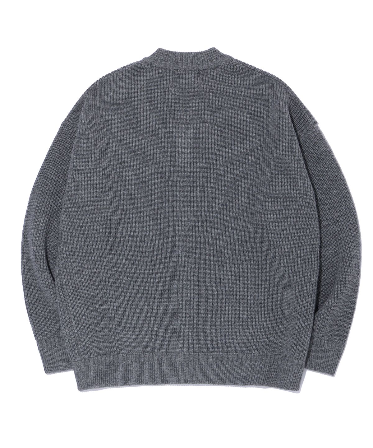 사운즈라이프(SOUNDSLIFE) Heavy Wool Cardigan Charcoal