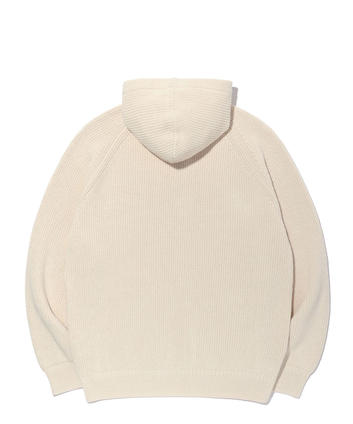 사운즈라이프(SOUNDSLIFE) Hoodie Half Neck Knit Cream