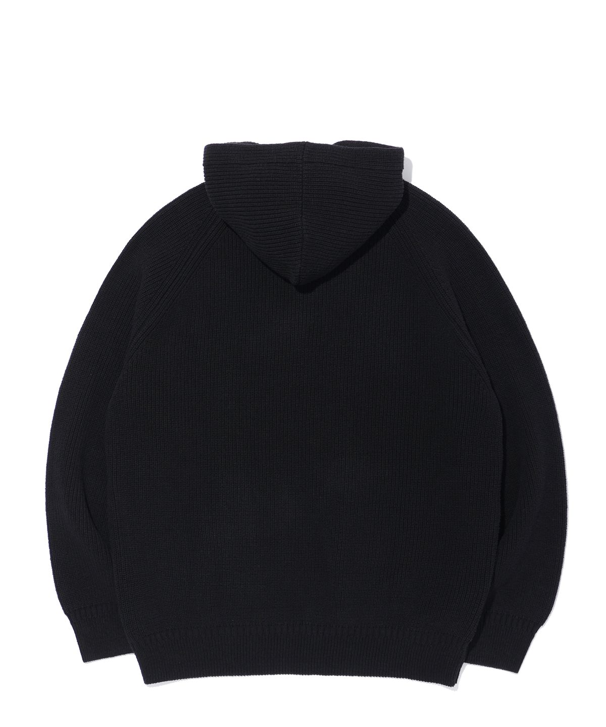 사운즈라이프(SOUNDSLIFE) Hoodie Half Neck Knit Black