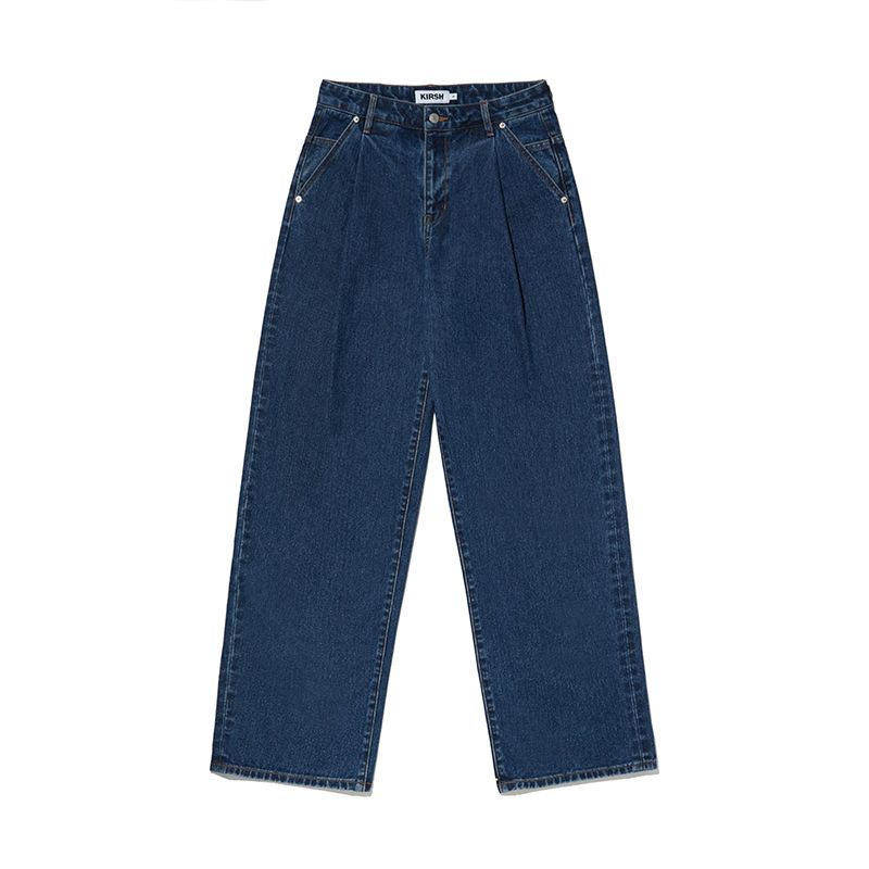 【HONIZ】Pad Pintuck Denim Pants MUSINSA | KIRSH Uni Daily Pintuck Denim Pants [Blue]
