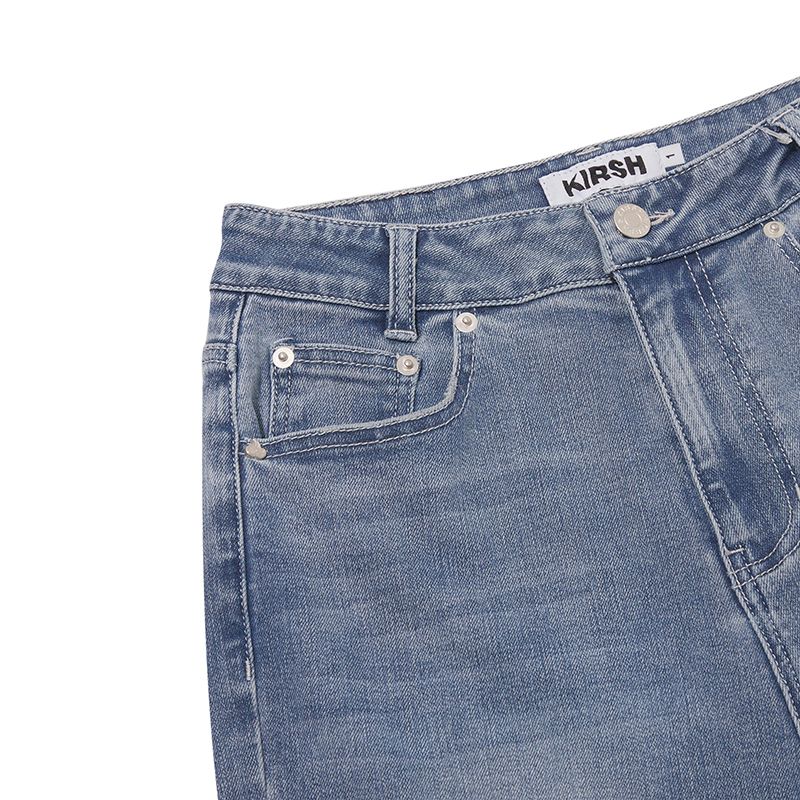 MUSINSA | KIRSH Cherry Slim Fit Denim Pants [Blue]