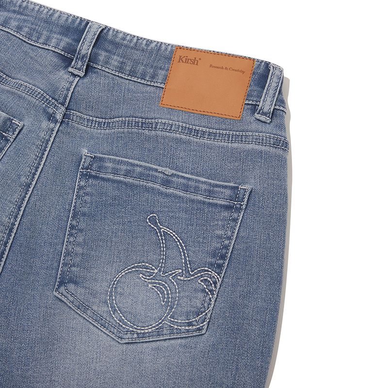 ★KIRSH★ Cherry Slim Fit Denim Pants Blue MUSINSA | KIRSH Cherry Slim Fit Denim Pants [Blue]