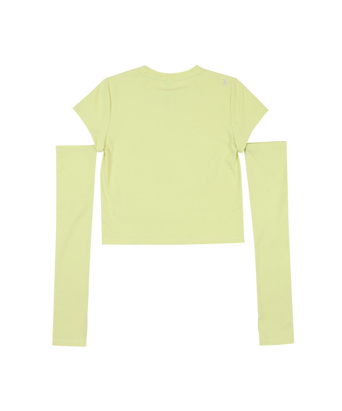 라라폭스(LALAFOX) STAR LOGO T-SHIRT LIME BP2CH002