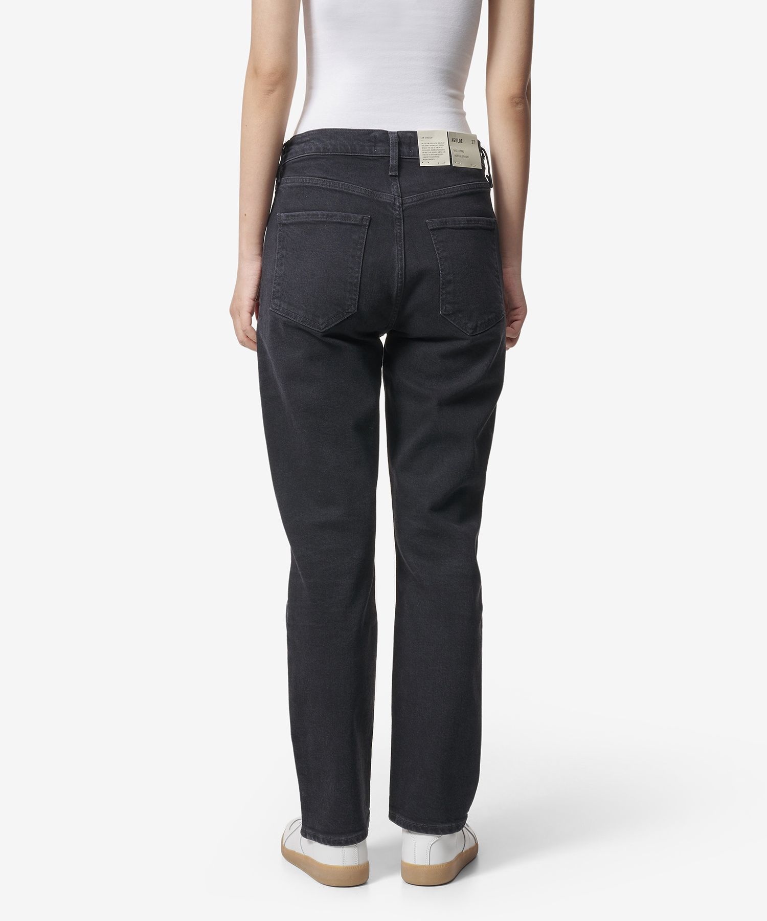 パンツ AGOLDE High Waist Riley Denim Pants Black A90901286COMPILATI MUSINSA | AGOLDE High-Waist Riley Denim Pants - Black