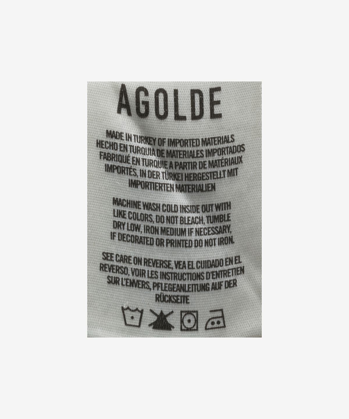 에이골디(AGOLDE) 스트레이트 라일리 데님 팬츠 - 블루 / A90901370COVE