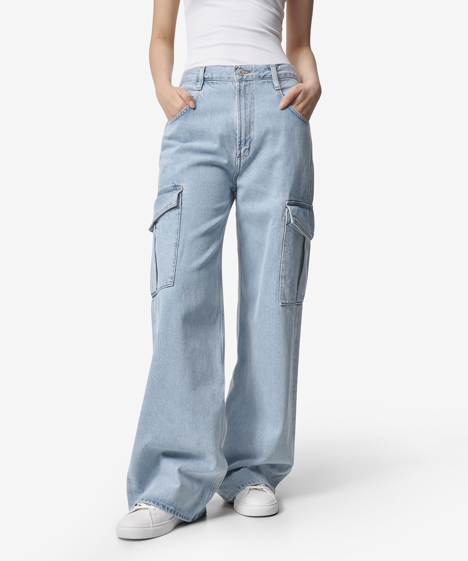 パンツ AGOLDE Bootcut Minka Cargo Denim Pants Blue A91171463REALM A MUSINSA | AGOLDE Bootcut Minka cargo denim pants - Blue