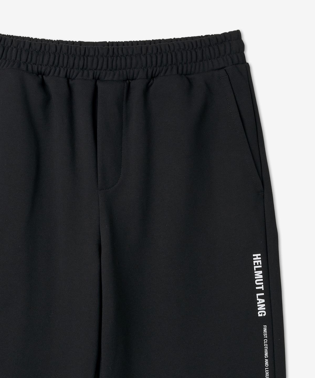 헬무트 랭(HELMUT LANG) 포토 그래픽 프린트 조거 팬츠 - 블랙 / N05HM212001