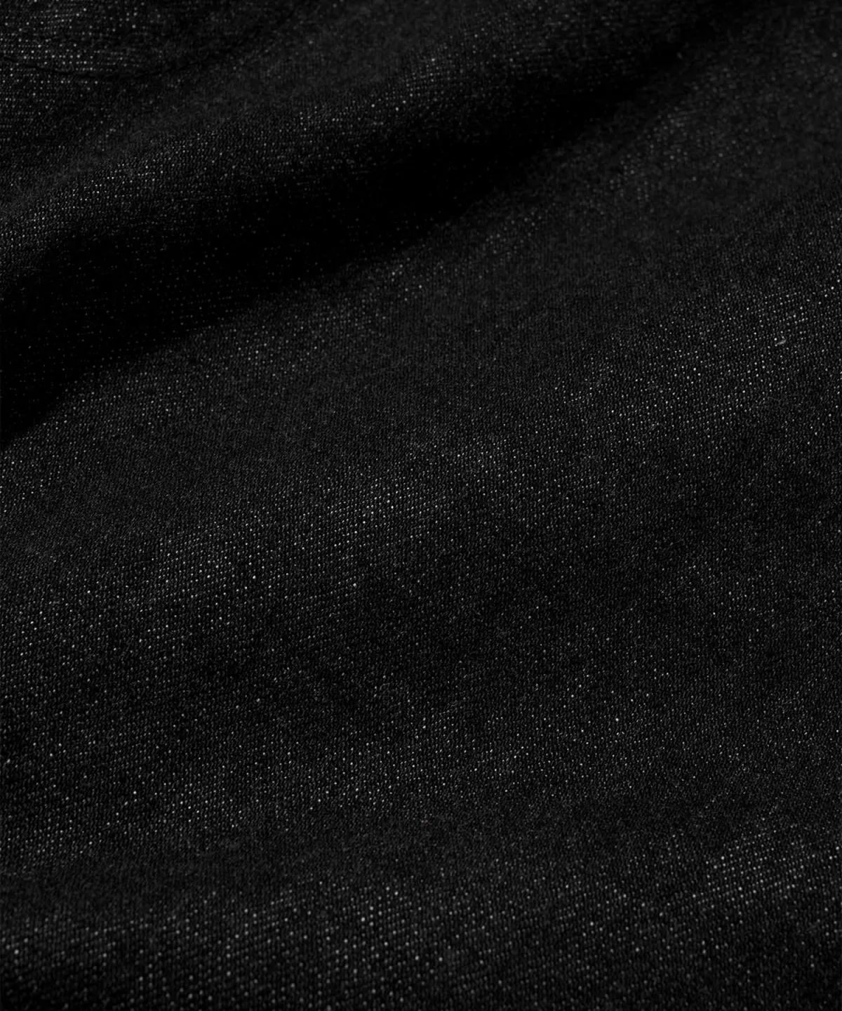 아웃스탠딩(OUTSTANDING) 30’S CINCH BACK SELVEDGE WIDE PANTS_BLACK