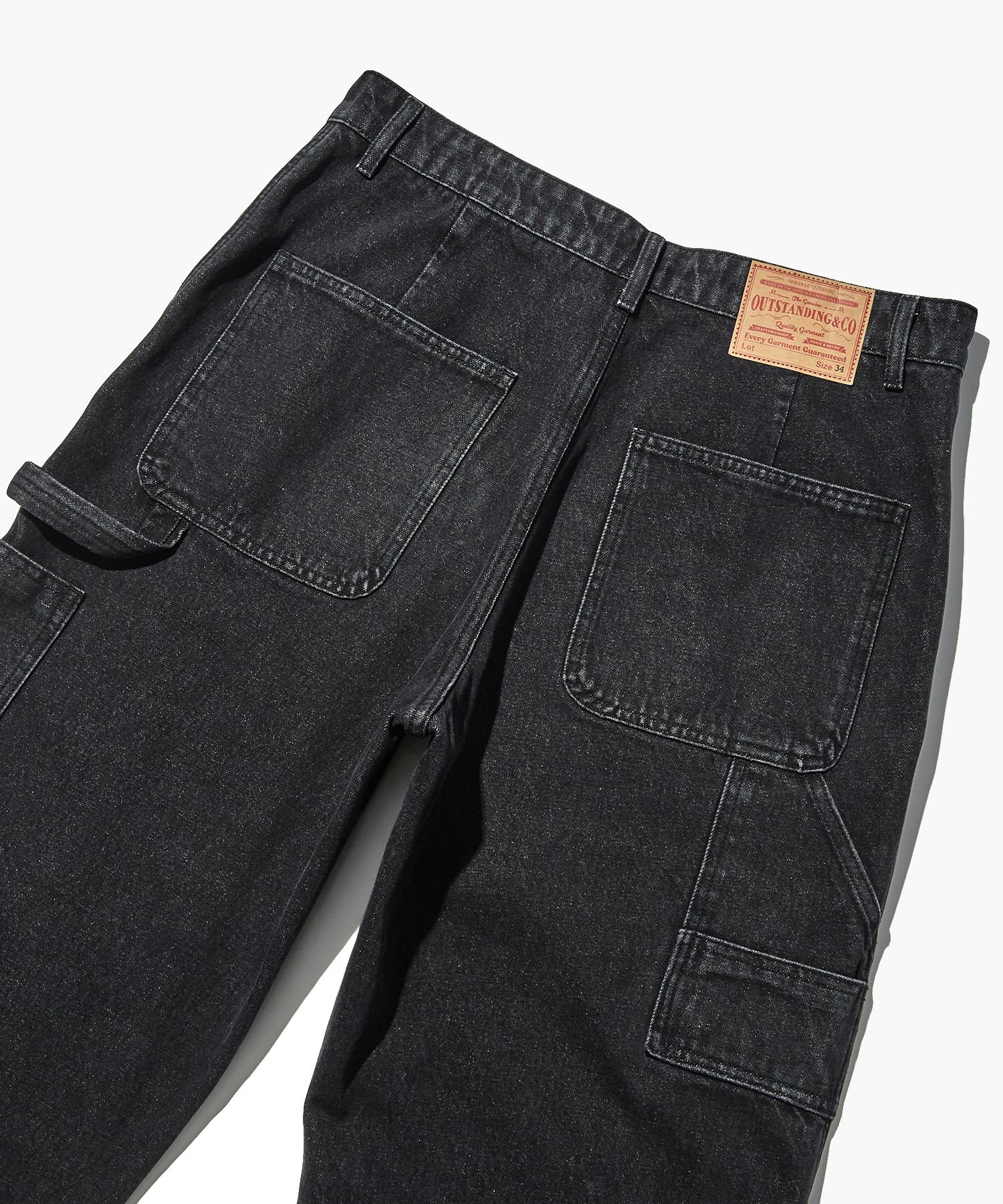 MUSINSA | OUTSTANDING CARPENTER DOUBLE KNEE PANTS(NON RIVET