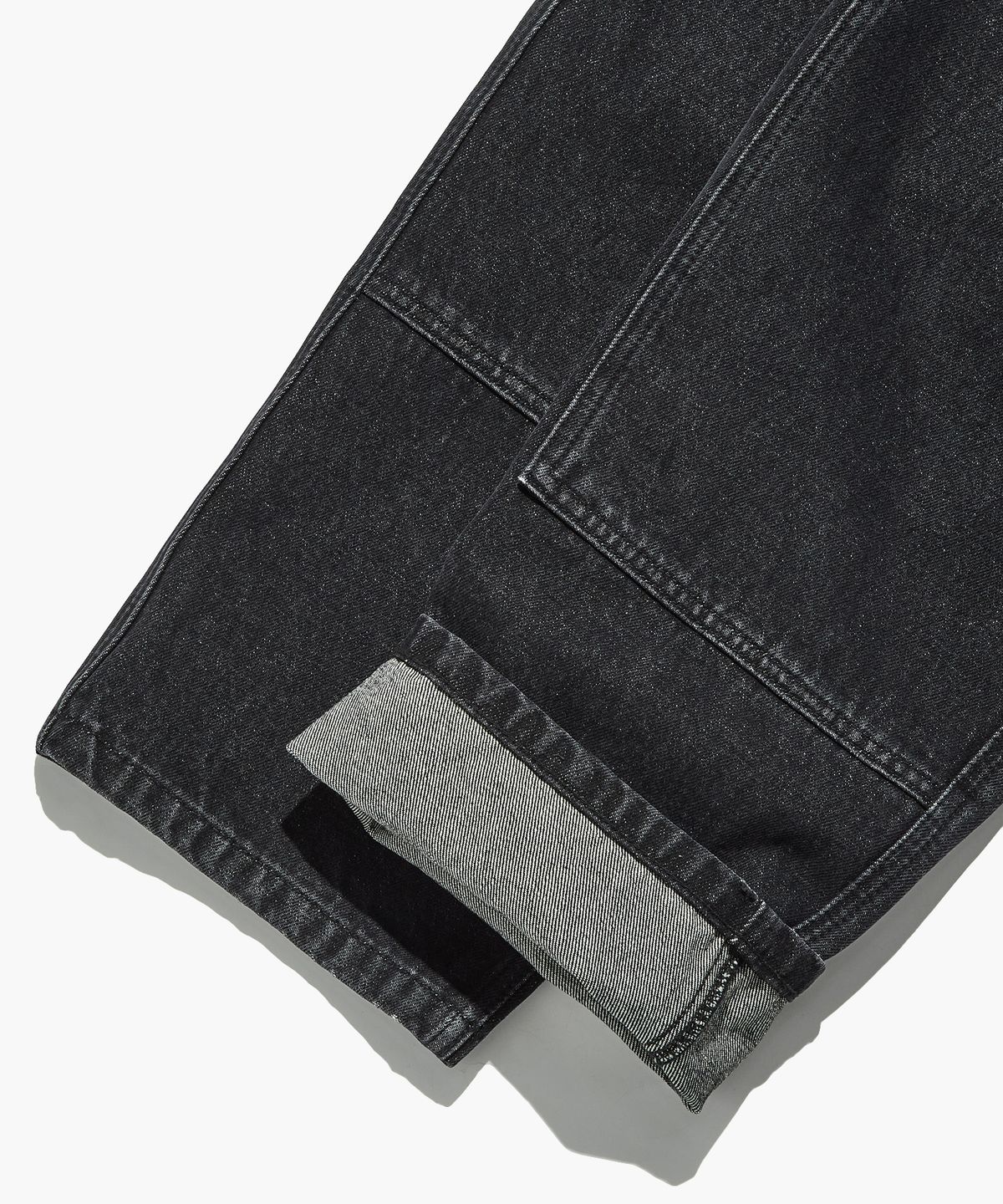 아웃스탠딩(OUTSTANDING) CARPENTER DOUBLE KNEE PANTS(NON RIVET TYPE)_BLACK